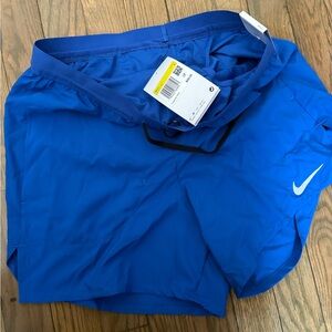 Nike Men's Vibrant Blue Athletic Shorts